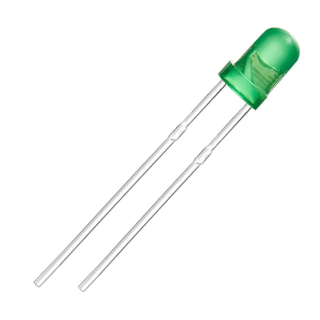 3mm LED - TH - Green