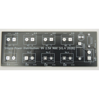 Simple Power Distribution PCB - 8 Way