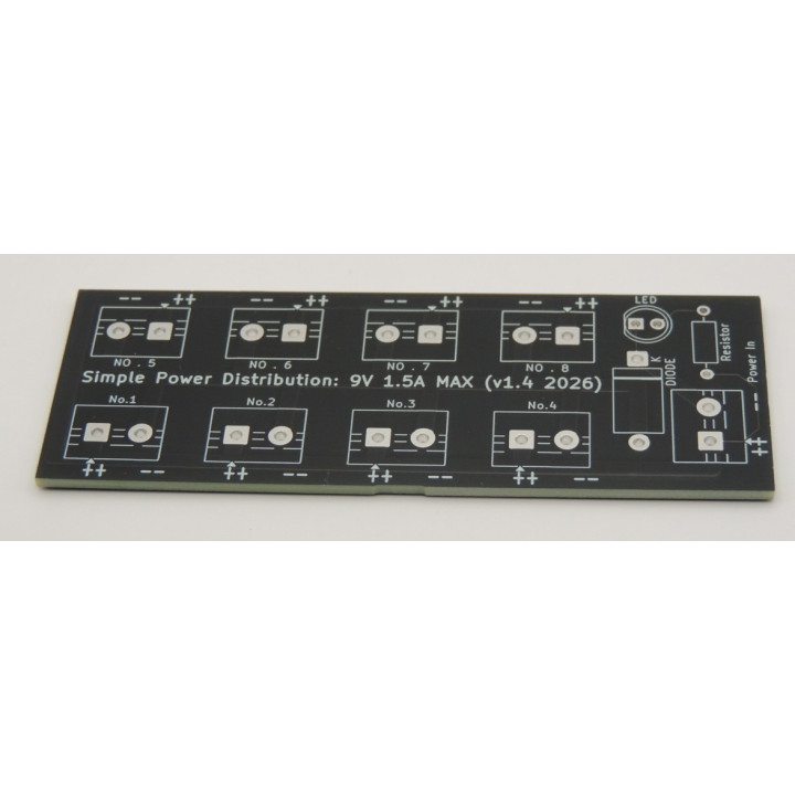Simple Power Distribution PCB - 8 Way